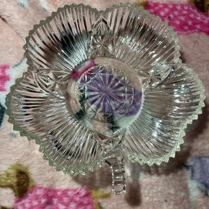 Elegant Clear Glass Serving Dish